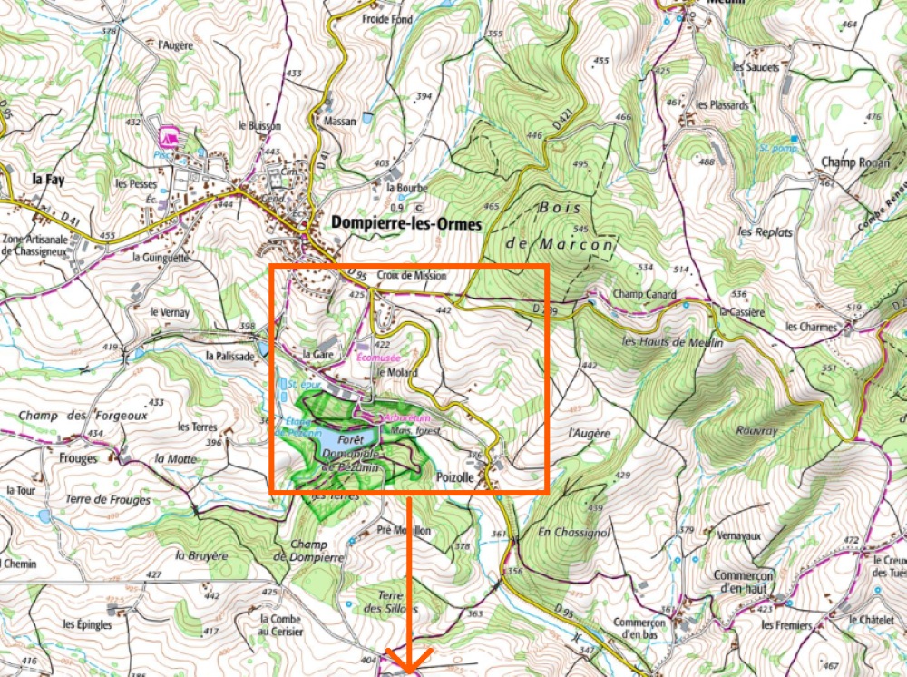 Plan de la Montée Historique de Dompierre-les-Ormes 2026